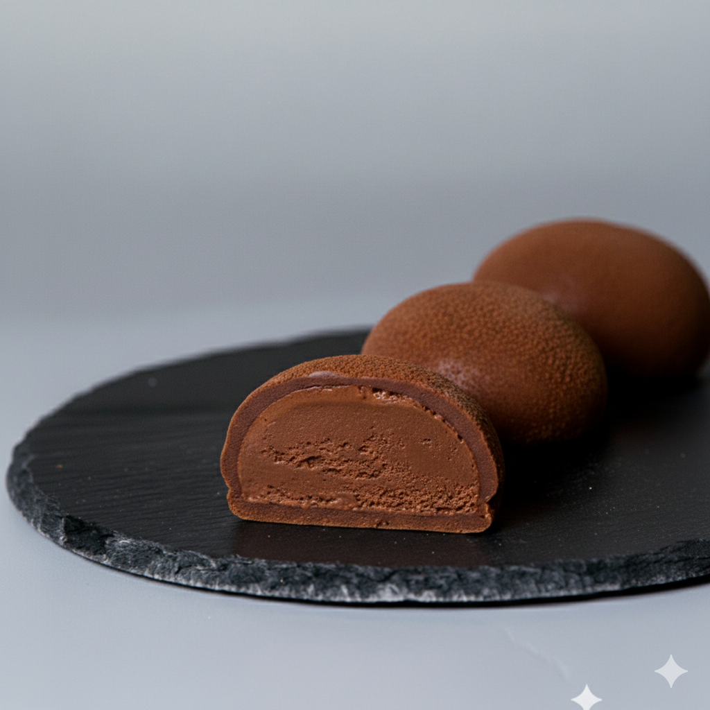 Bandeja Mochi Helado de chocolate suizo - Vegano (Precio IVA incluído)