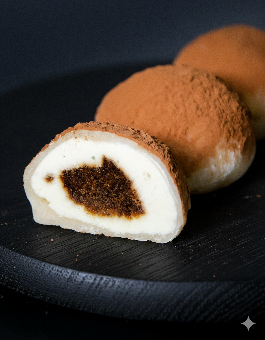 Bandeja Mochi Tiramisú (Precio IVA incluído)