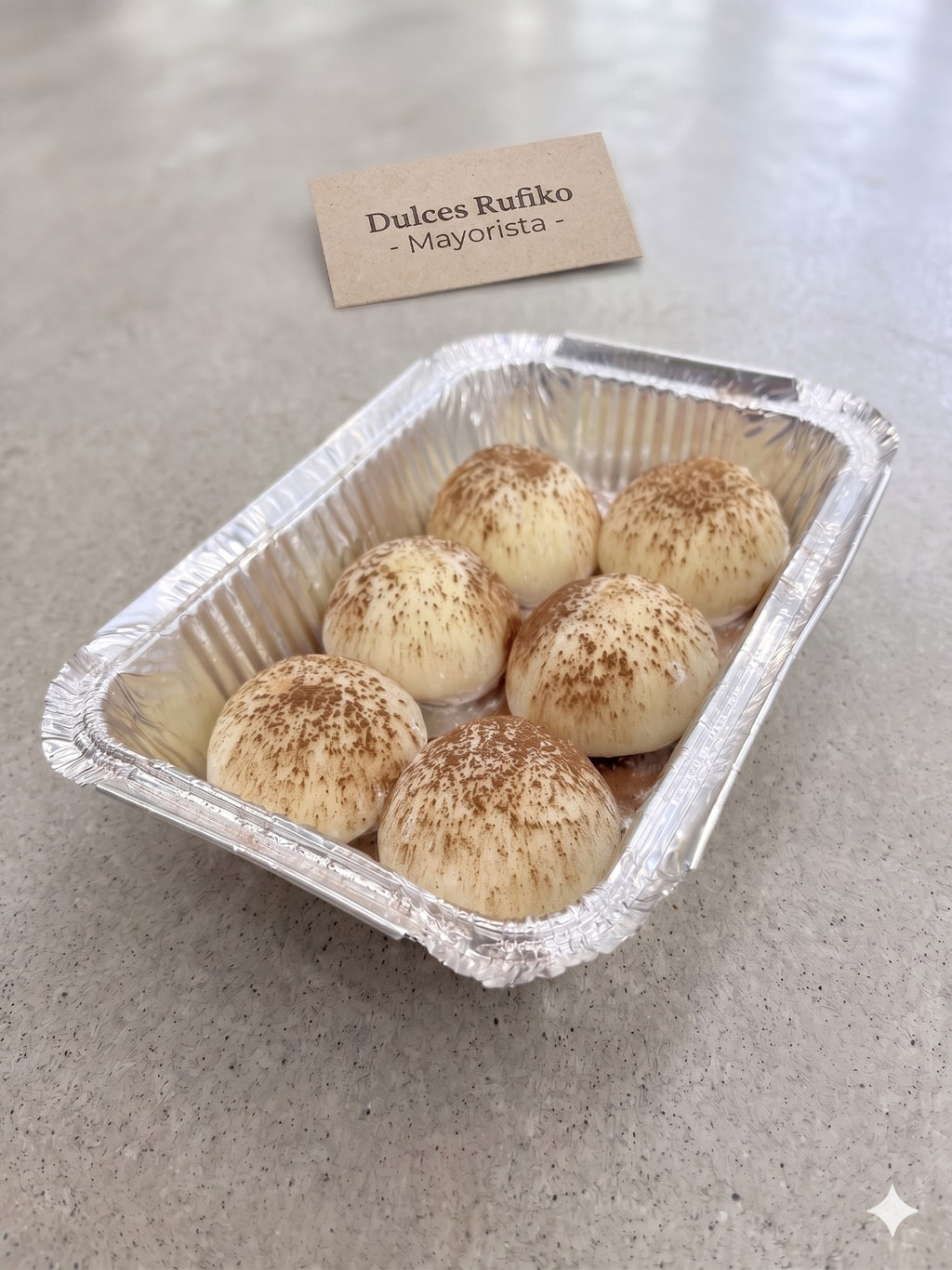 Bandeja Mochi Tiramisú (Precio IVA incluído)