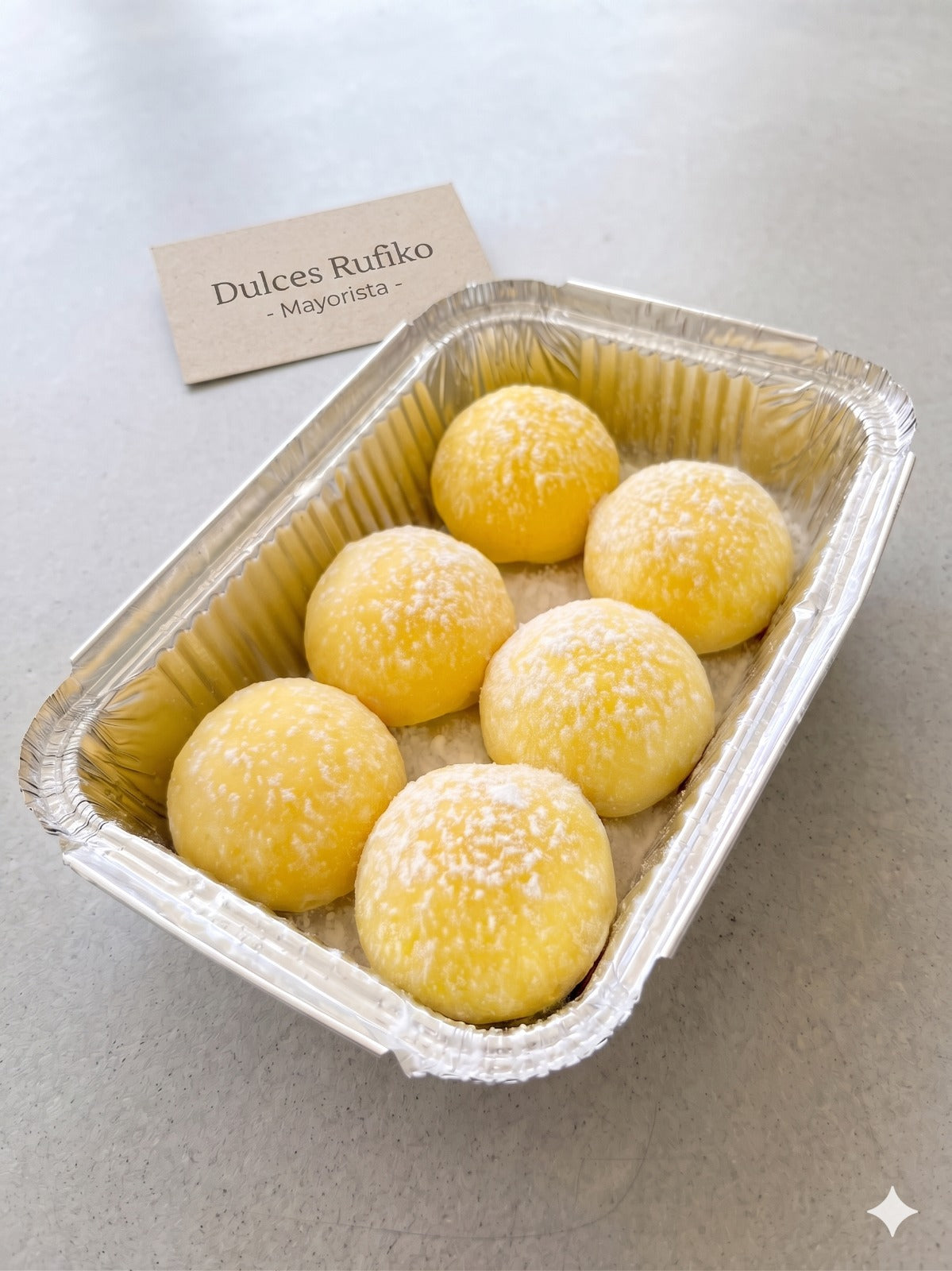 Bandeja Mochi Cheeeecake de maracuyá (Precio IVA incluído)